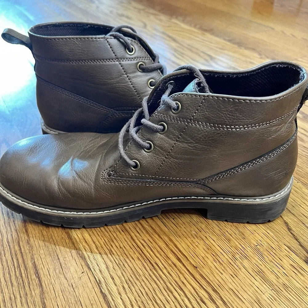 Portland Boot Company Mens Brown Chukka Boots Lace Up Size 11 MNPLASHFM001E